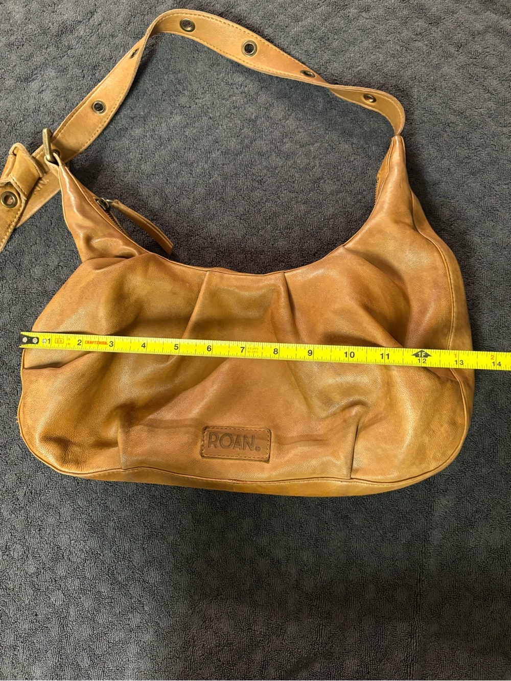 ROAN by Bed Stu Cognac/Brown Leather Shoulder Bag - Picture 13 of 14